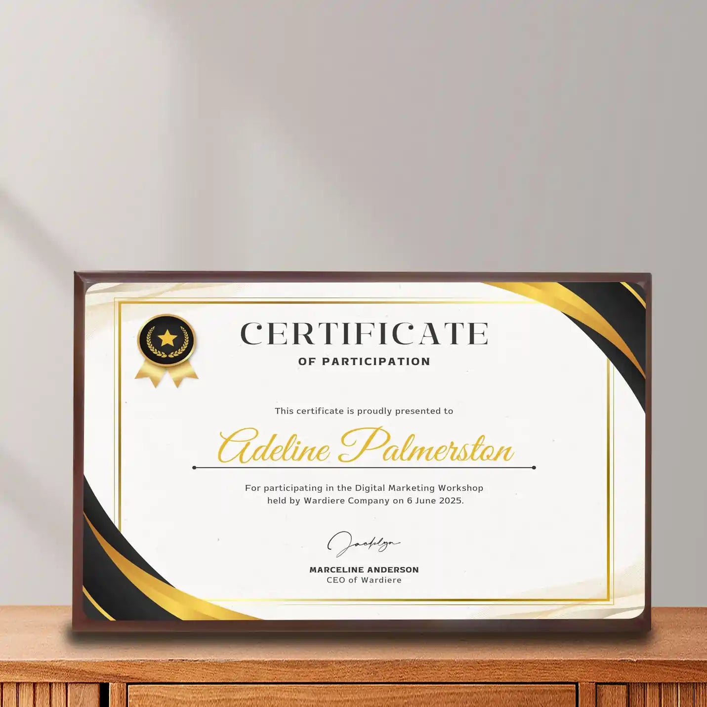 Top-tier Sublimatable Unisub Metal Frame with MDF Base