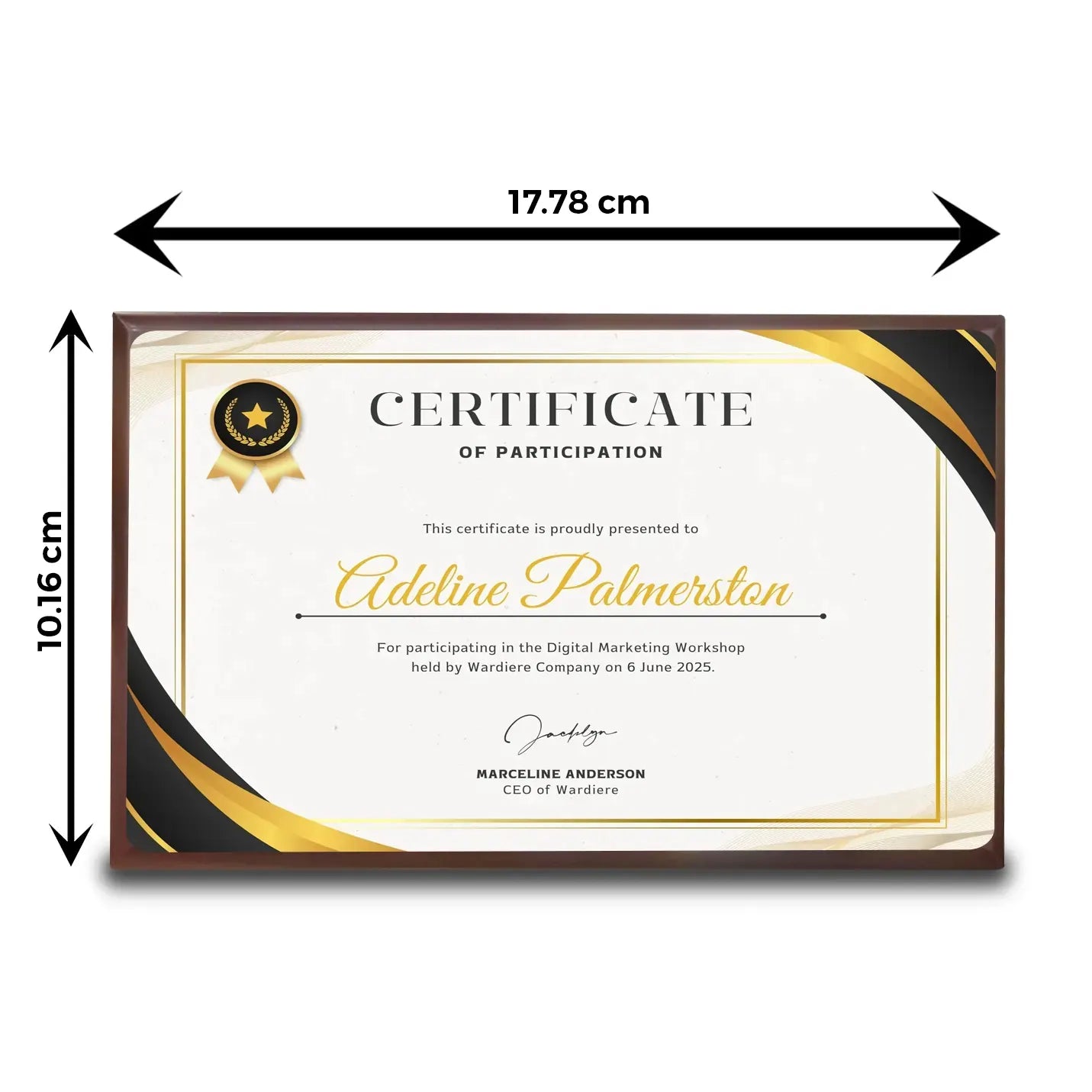 Top-tier Sublimatable Unisub Metal Frame with MDF Base