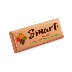 Exquisite Full HD Color Wooden Name Plate