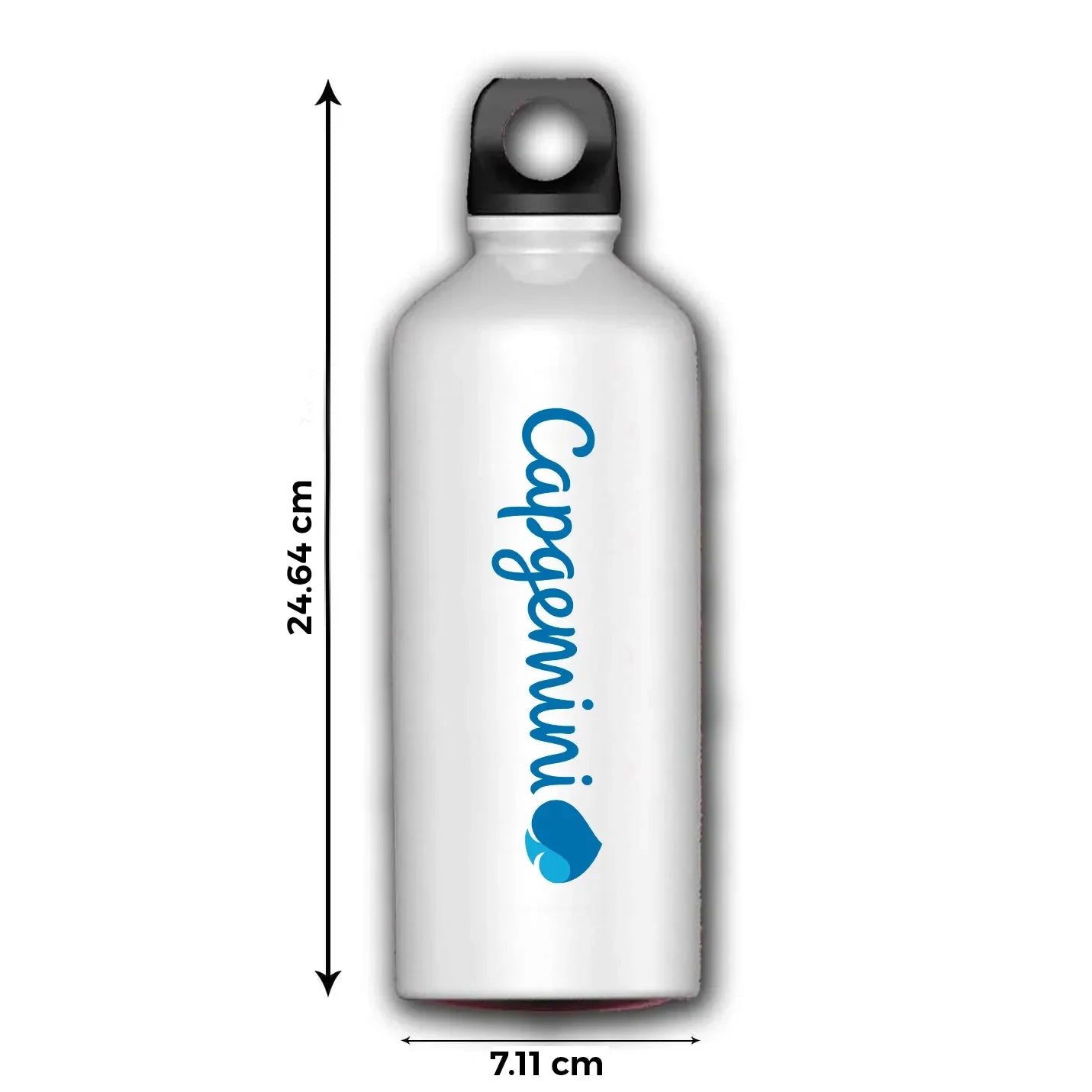 Elegant White Stainless Steel Water Sipper Bottle Img 3