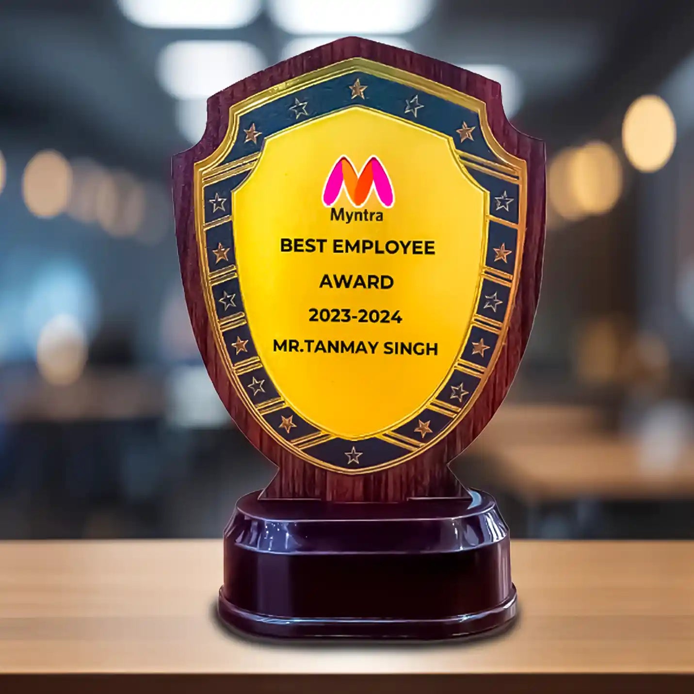 Top-tier Elegant Achievement Shield Trophy