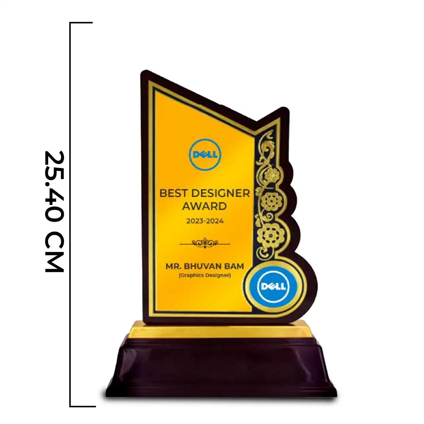 Top-notch Asymmetrical Shield Trophy