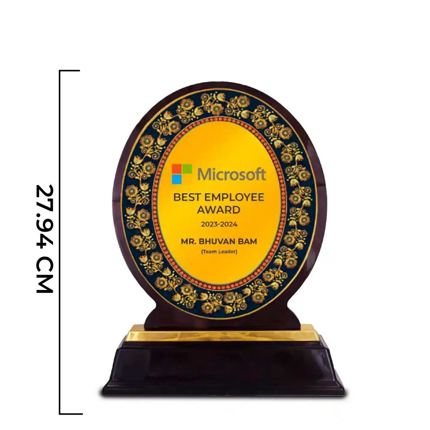 Top-Quality Winner's Oval Trophy 