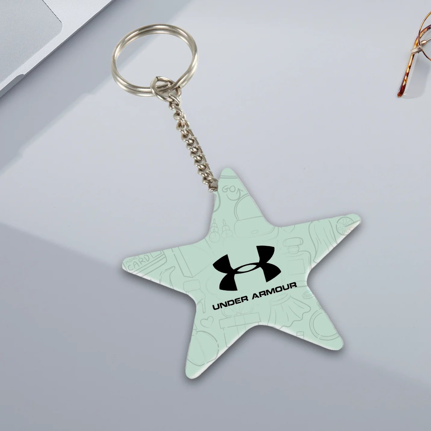 Custom Printable Fiber Key Chain